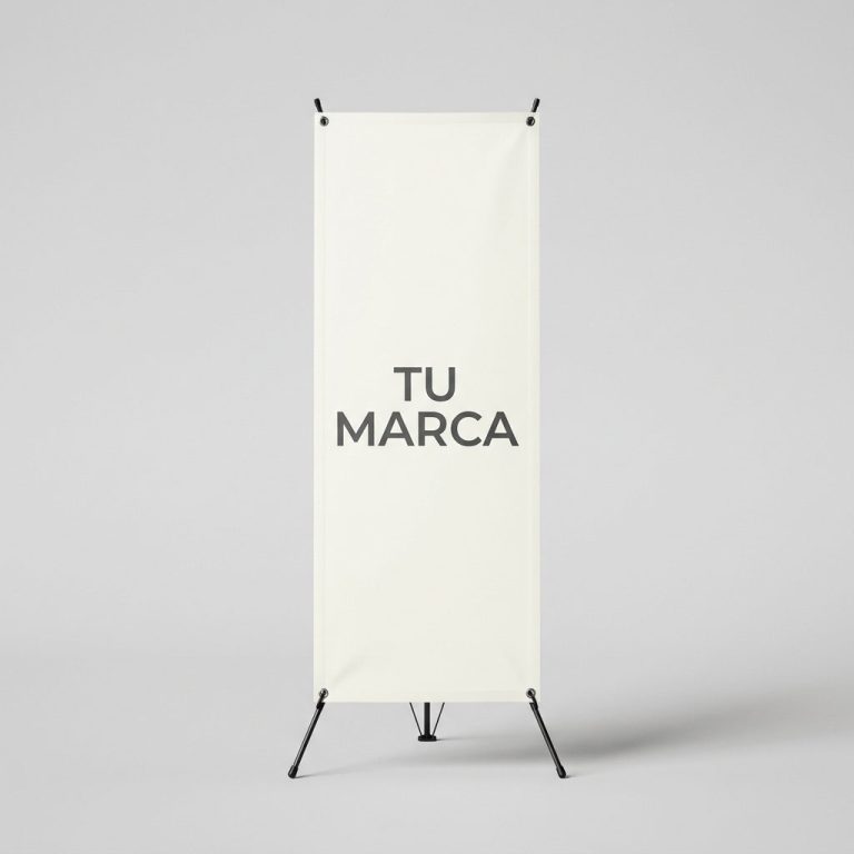 Banner araña (X-banner) con parante