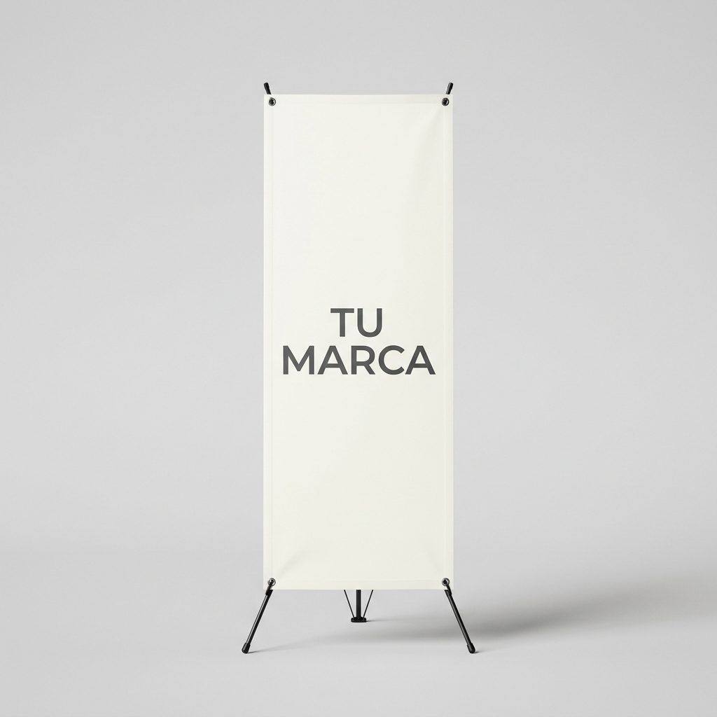 Banner araña (X-banner) con parante