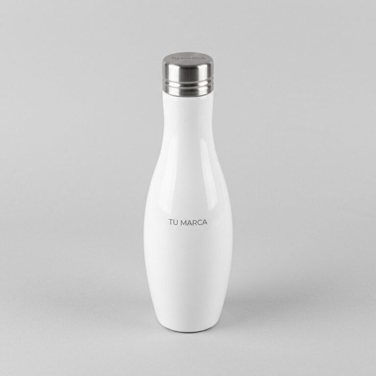 Botella térmica de acero blanca 750 ml