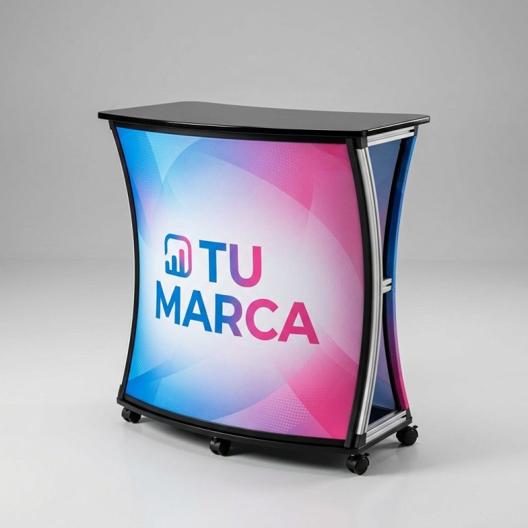 Counter publicitario portátil