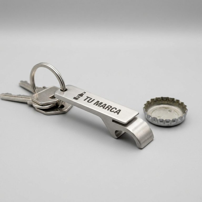 Llavero destapador personalizado