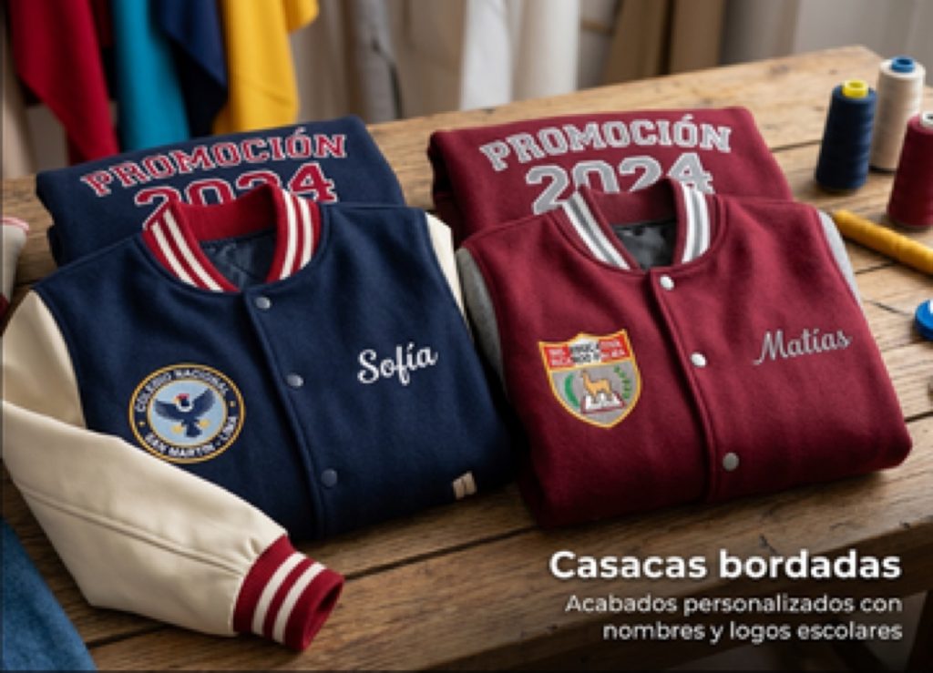 Casacas terminadas listas para entregar