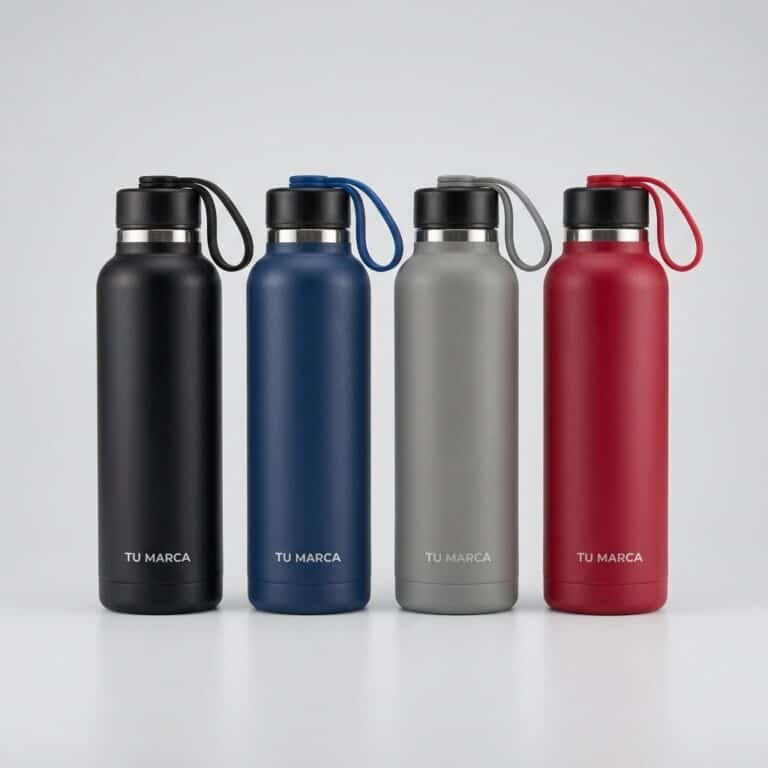 Termo de acero con asa 550 ml