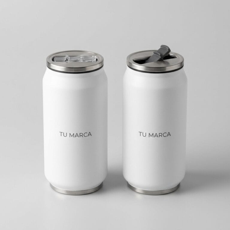 Tomatodo de acero tipo lata 380 ml