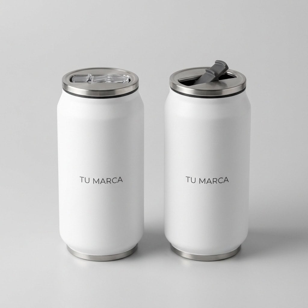 Tomatodo de acero tipo lata 380 ml