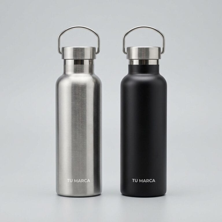 Tomatodo de acero con tapa de acero 750 ml