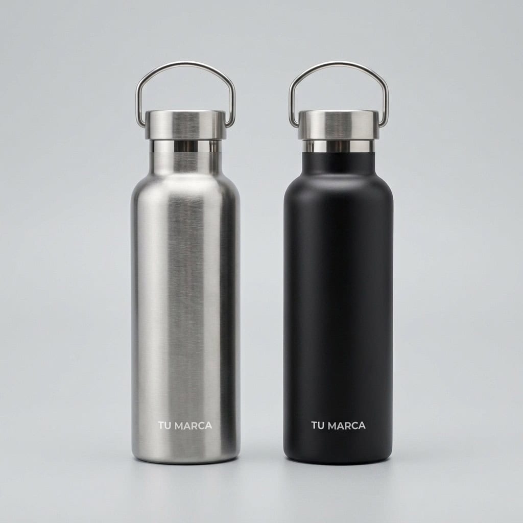 Tomatodo de acero con tapa de acero 750 ml