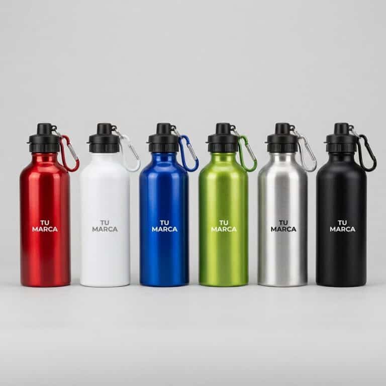 Tomatodo de aluminio con mosquetón 560 ml
