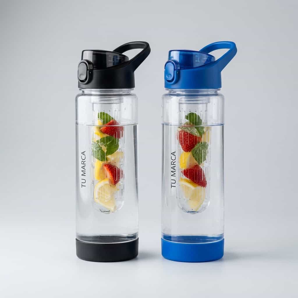 Tomatodo de plástico con infusor 700 ml