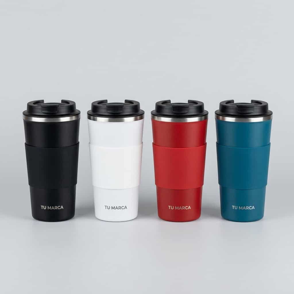 Vaso térmico para café con funda 500 ml