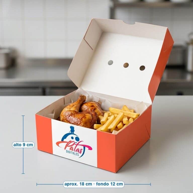 Cajas para pollo a la brasa personalizadas